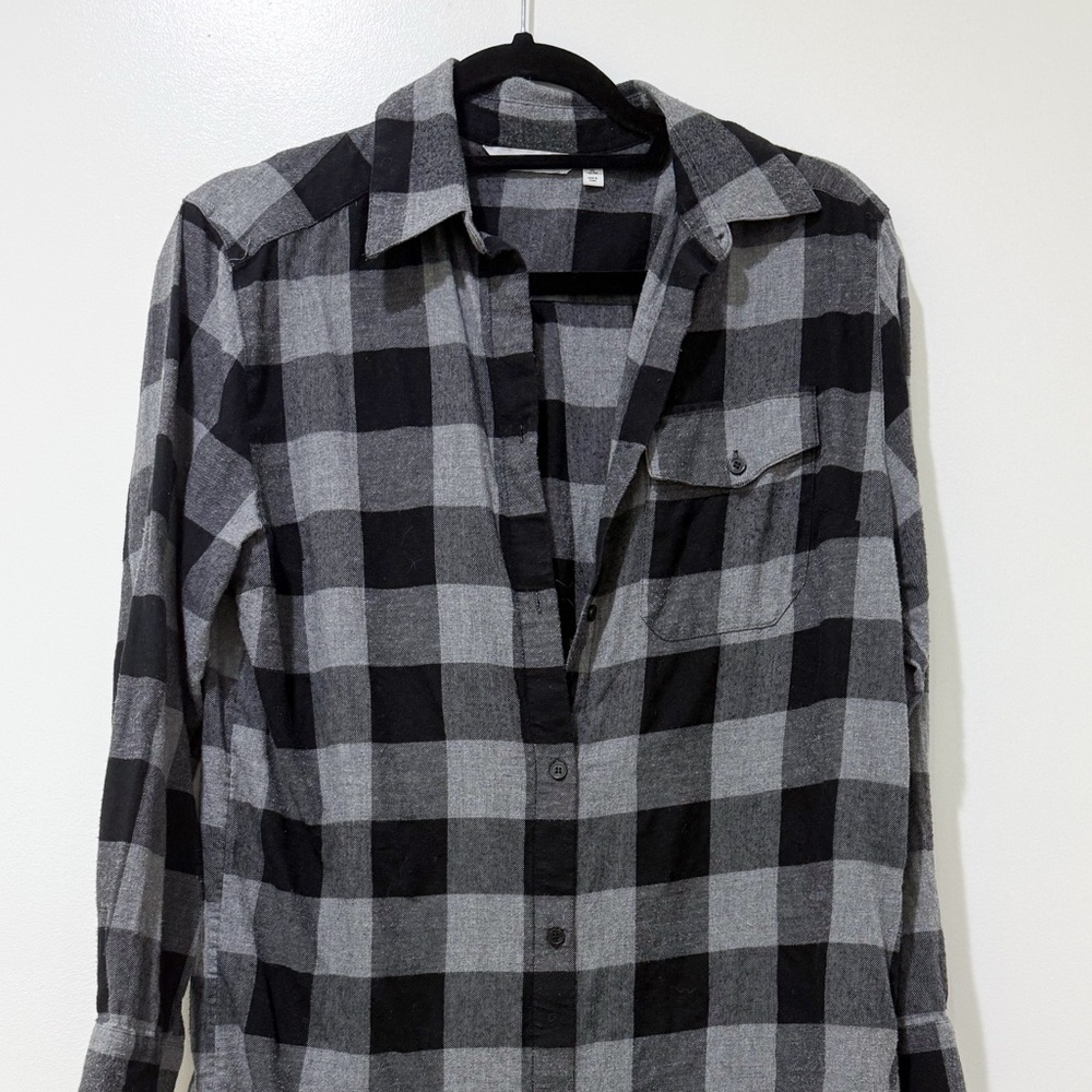 & Other Stories Black and Gray Checkered Shirt or Dress